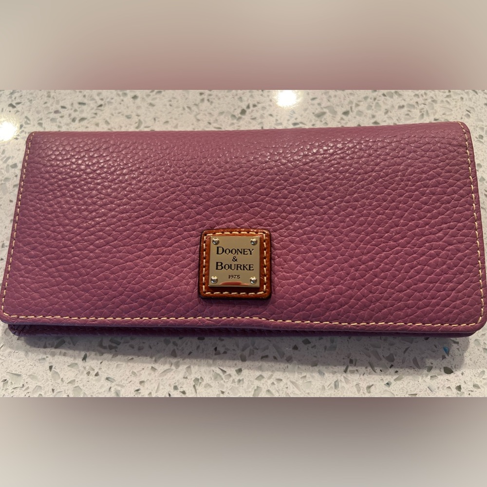 Dooney & Bourke dusty rose/pink large wallet